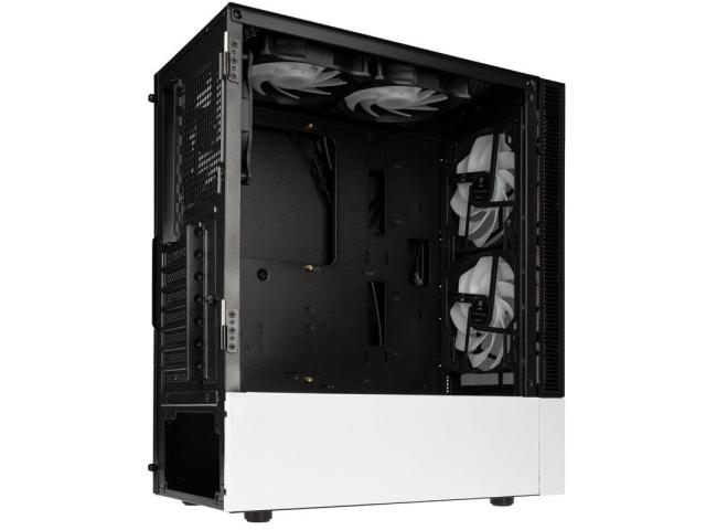 Carcasa Kolink Observatory MX Mesh ARGB Black-White, Fara sursa