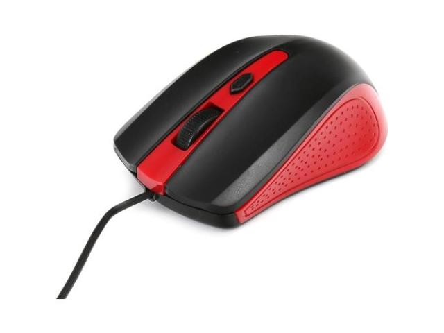 Mouse Optic Omega Value OM05R, USB, Black-Red