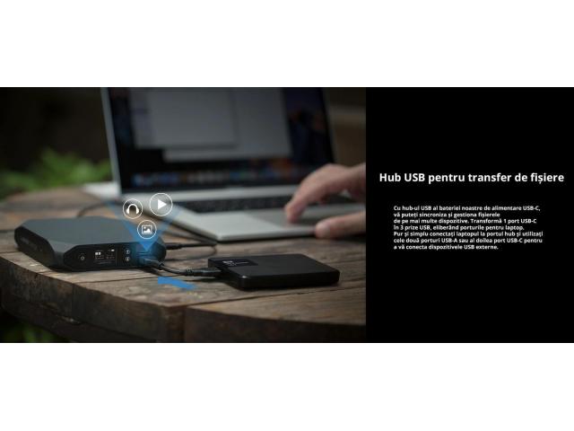 Omni20c, Wireless, USB-C, 45W, 20000 mAh, Negru Resigilat/Reparat