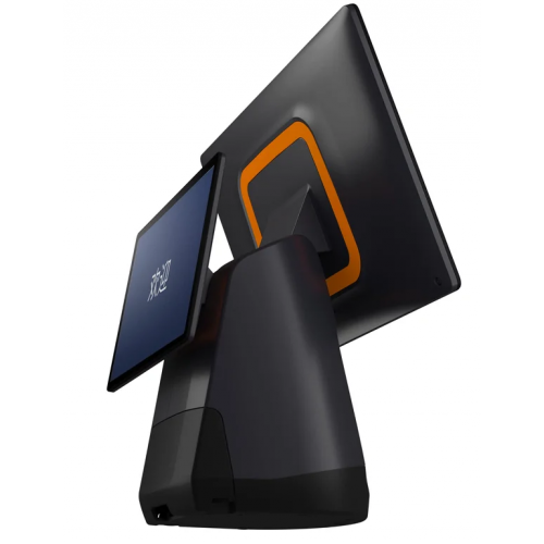 Sistem POS SUNMI T2s L1562, Qualcomm Snapdragon Kryo 260, 15.6inch + 10.1inch Customer Display, RAM 4GB, Flash 64GB, Android 9.0, Black-Orange