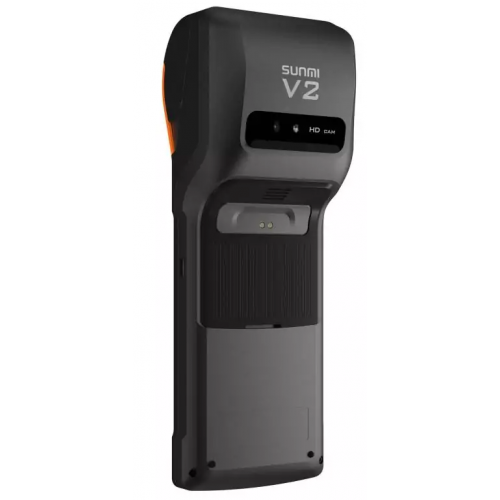 Terminal mobil SUNMI V2s Plus, 6.22inch, BT, Wi-Fi, 4G, NFC, GPS, GSM, Black-Orange