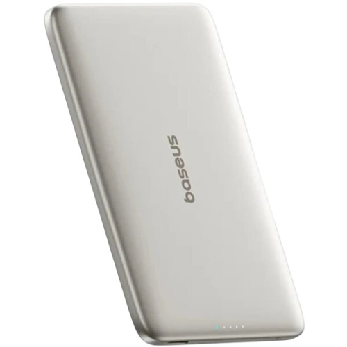 POWER BANK Baseus PicoGo AM41, 5000mAh, 20W, prindere magnetica, 1 x USB Type-C, cablu inclus USB Type-C la USB Type-C 0.3m, titanium, 