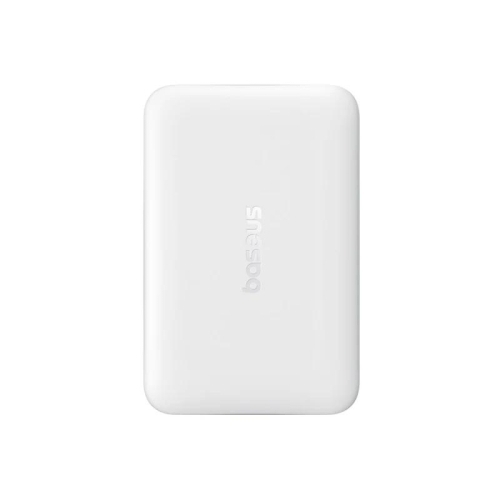 POWER BANK Baseus EnerFill FM11, 10000mAh, 22.5W, prindere magnetica incarcare wireless 15W, 1 x USB Type-C, cablu inclus USB Type-C la USB Type-C 30cm, alb, 