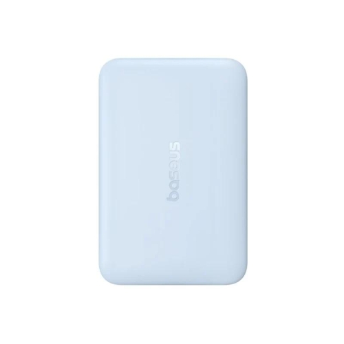 POWER BANK Baseus EnerFill FM11, 10000mAh, 22.5W, prindere magnetica incarcare wireless 15W, 1 x USB Type-C, cablu inclus USB Type-C la USB Type-C 30cm, albastru, 