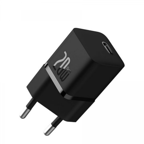 Incarcator retea Baseus GaN5 Mini, 1 x USB-C, 20W, Black