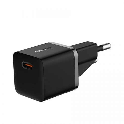 Incarcator retea Baseus GaN5 Mini, 1 x USB-C, 20W, Black
