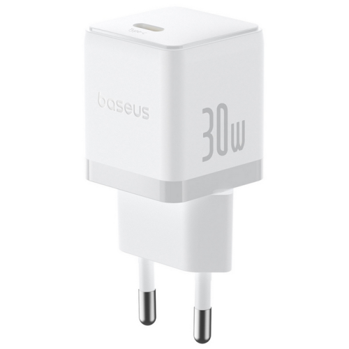Incarcator retea Baseus Palm, 1 x USB-C, White