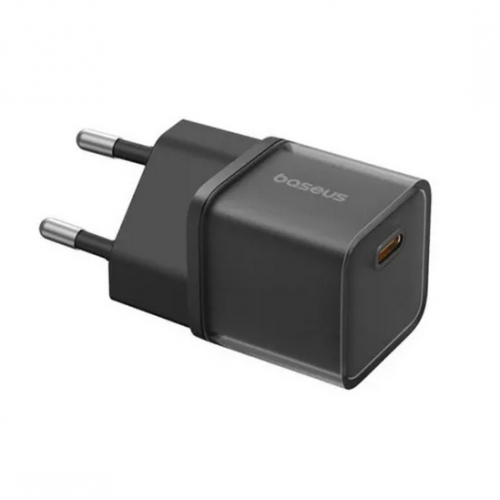 Incarcator retea Baseus GaN5S, 1 x USB-C, 20W, Black