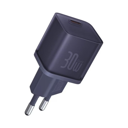 Incarcator retea Baseus GaN5S, 1 x USB-C, 30W, Dark Purple