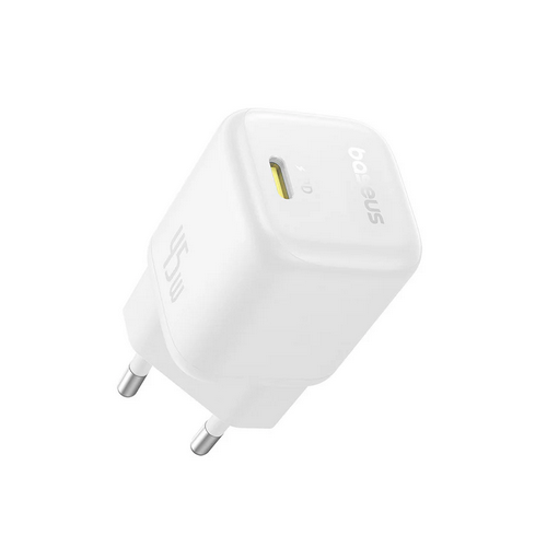 Incarcator retea Baseus PicoGo GaN, 1 x USB-C, 45 W, White