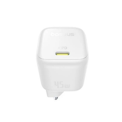 Incarcator retea Baseus PicoGo GaN, 1 x USB-C, 45 W, White