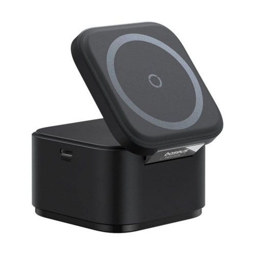 Incarcator Wireless Baseus MagPro 2-in-1, Black