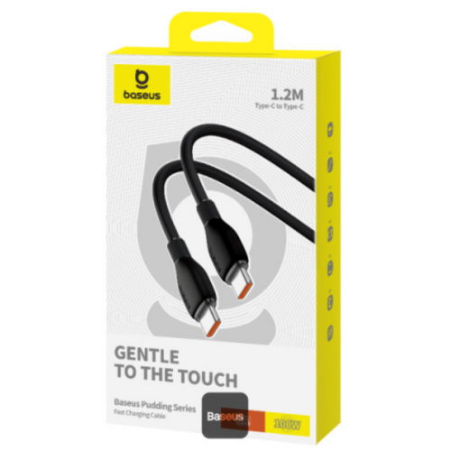 Cablu de date Baseus P10355702111-B1, USB-C - USB-C, 1.2m, Black