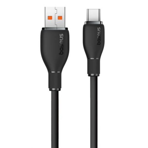 Cablu de date Baseus P10355703111-B1, USB-A - USB-C, 1m, Black