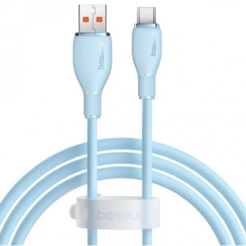 Cablu de date Baseus Puddlng Series, USB male - USB-C male, 2m, Blue