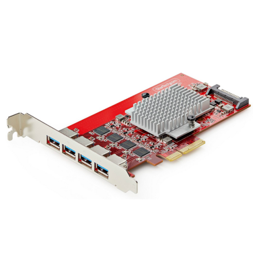 4-PORT USB-A 10GBPS PCIE CARD/.