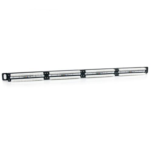 Patch Panel Startech PANELHU24, 19inch, 0.5U, 24 porturi, Cat5e, UTP, Black