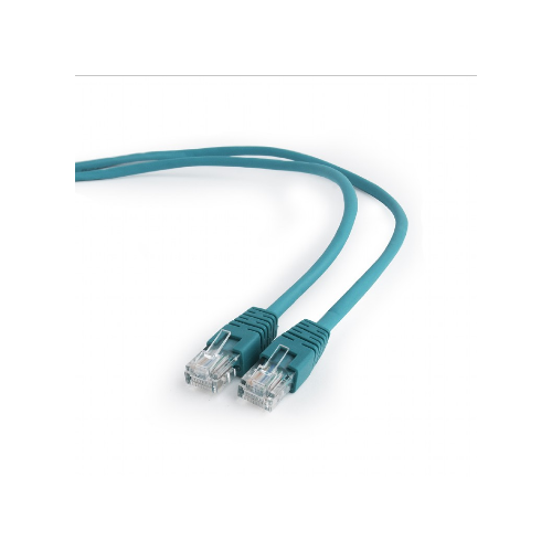 Patchcord Gembird PP12-0.5M/G, UTP, CAT5e, 0.5m, Green