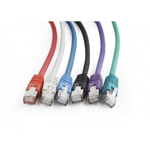 Patchcord Gembird RJ45, Cat. 6A, S/FTP, 1m, Purple