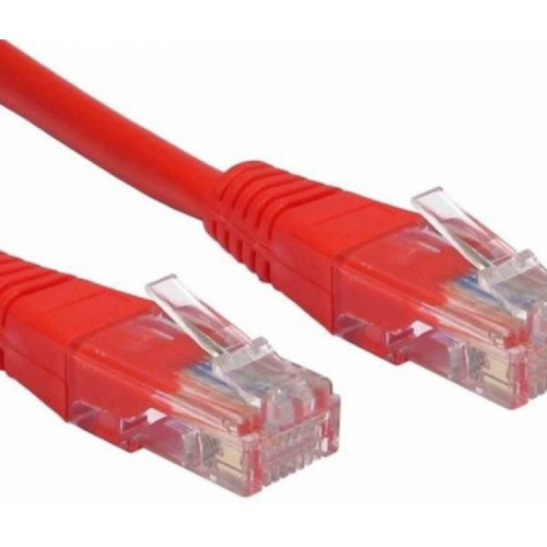 Patchcord Spacer cat.5e, UTP, 0.25m, Red