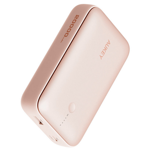 Baterie portabila AUKEY Spark Mini PB-Y57, 20000 mAh, 1 x USB-A, 1 x USB-C, Pink