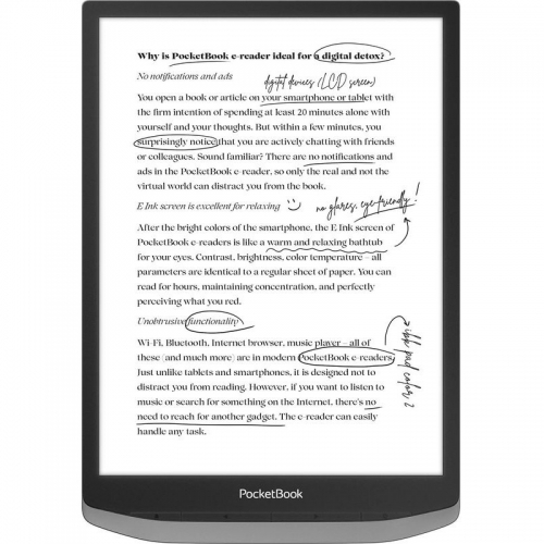 eBook Reader PocketBook InkPad X Pro, 10.3inch, 32GB, Mist Grey