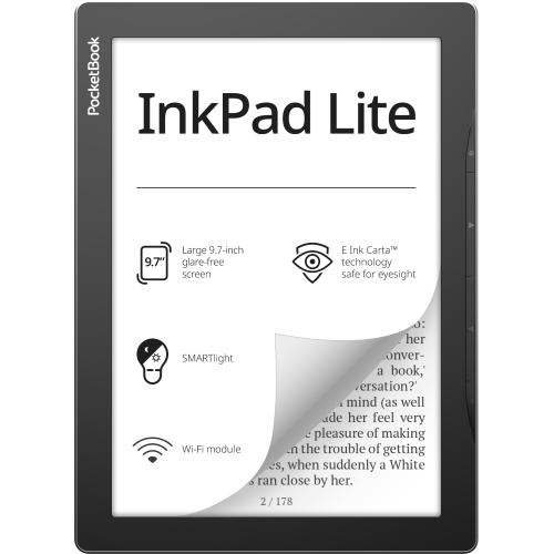 eBook PocketBook InkPad Lite, 9.7inch, 8GB, Grey