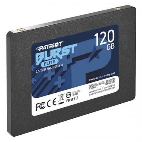SSD Patriot Burst Elite 120GB, SATA3, 2.5inch, PBE120GS25SSDR