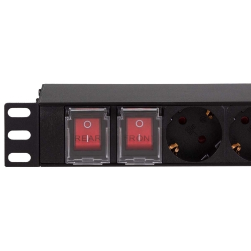 PDU Logilink PDU1601, 16 x Schuko, 2 m, Black