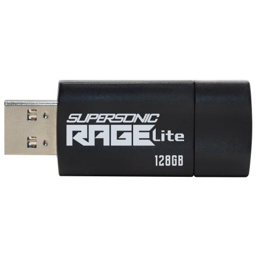 Stick memorie Patriot Supersonic Rage Lite 128GB, USB3.0, Black