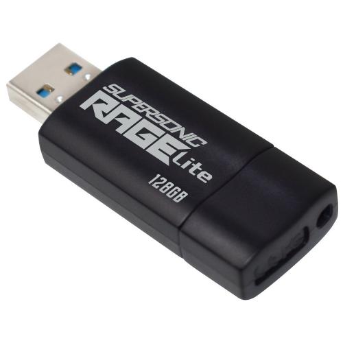 Stick memorie Patriot Supersonic Rage Lite 128GB, USB3.0, Black
