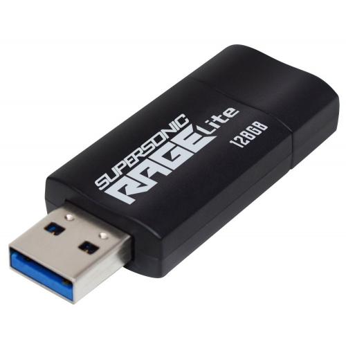 Stick memorie Patriot Supersonic Rage Lite 128GB, USB3.0, Black