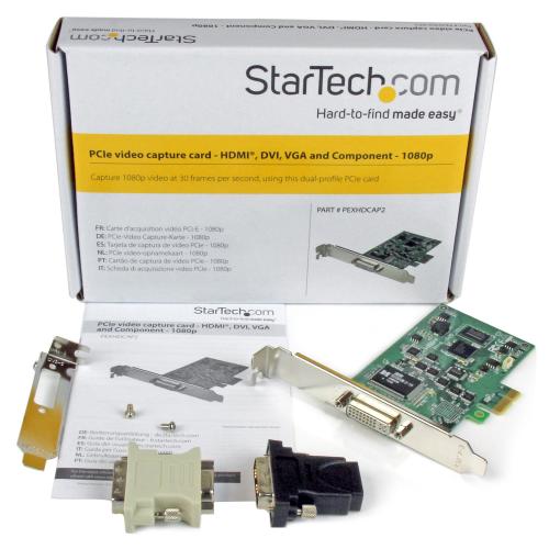 Placa de captura Startech PEXHDCAP2, DVI, Silver