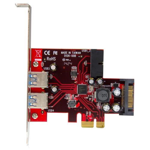 Adaptor PCI Express Startech PEXUSB3S2EI, PCI Express - 2x USB 3.0