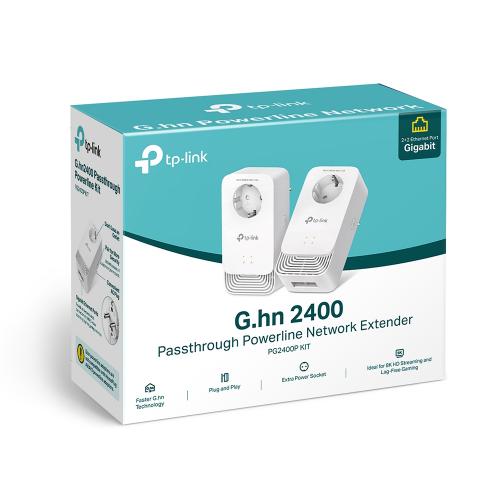 Kit PowerLine TP-Link PG2400P KIT, White