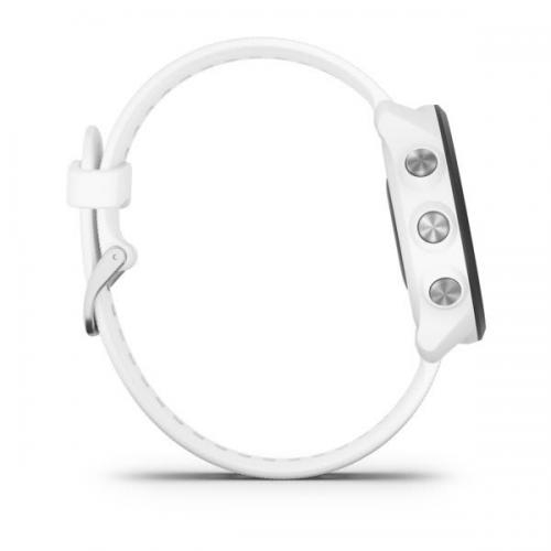 SmartWatch Garmin Forerunner 245 Music, 1.2inch, Curea Silicon, White
