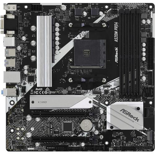Placa de baza ASRock A520M Pro4, AMD A520, socket AM4, mATX