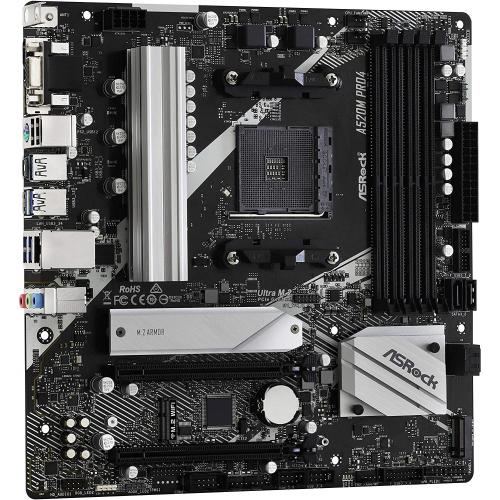 Placa de baza ASRock A520M Pro4, AMD A520, socket AM4, mATX