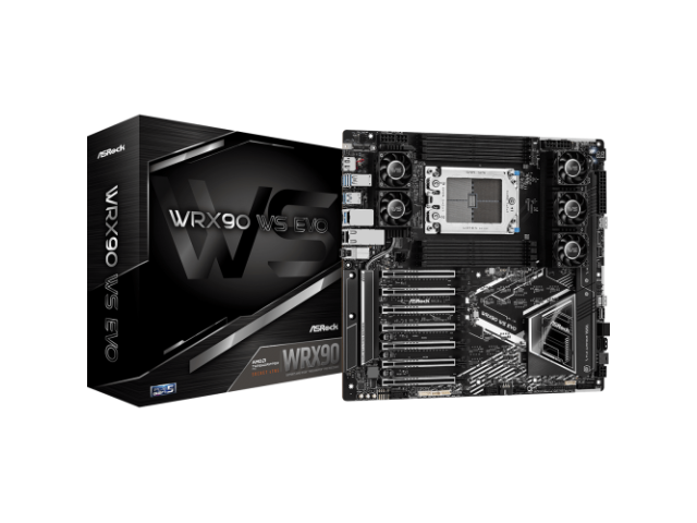 Placa de baza ASRock WRX90 WS EVO, AMD WRX90, Socket sTR5, EEB