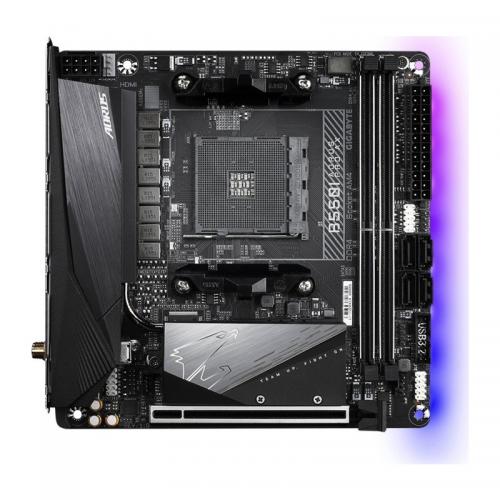 Placa de baza GIGABYTE B550I AORUS PRO AX, AMD B550, socket AM4, mITX