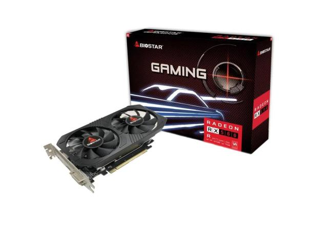 Placa video Biostar AMD Radeon RX 560 Dual Cooling 4GB, GDDR5, 128bit