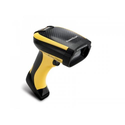 Cititor coduri de bare Datalogic PowerScan PM9100-910RB, 1D, 910MHz, USB, RS232, Black-Yellow