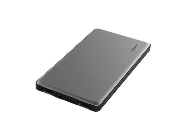 Baterie portabila Qi Hame P49C QC3, 5000mAh, 1x USB-C, 2x USB, Black - Grey