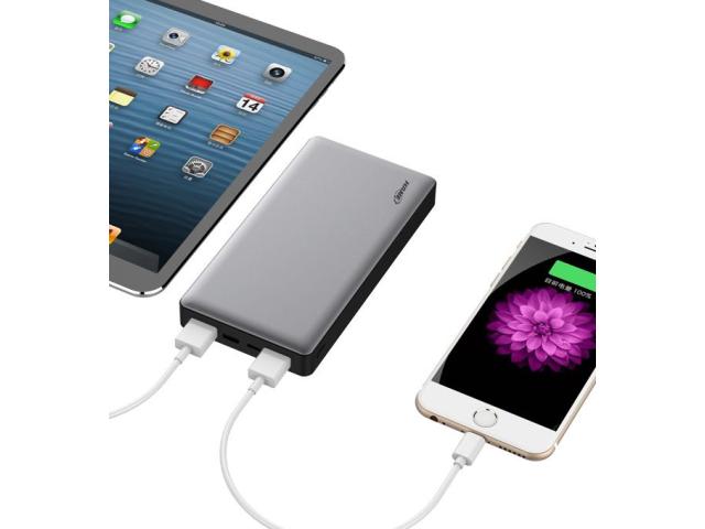 Baterie portabila Hame P57D QC3, 20000mAh, 2x USB, 1x USB-C, Black - Grey