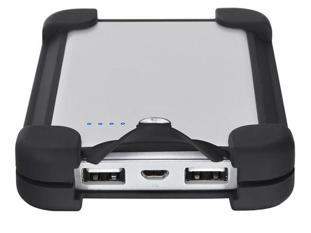 Baterie portabila Thermaltake LUXA2 P1, 7000mAh, 2x USB, Black-Silver