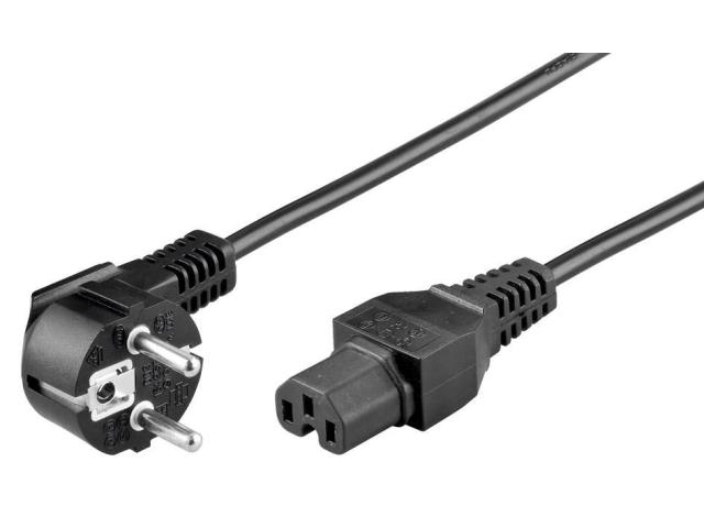 Power Cord CEE 7/7 - C15 1m