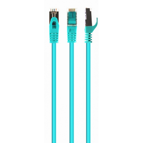 Patch Cord Gembird PP6A-LSZHCU-G-15M, Cat6a, S/FTP, 15m, Green