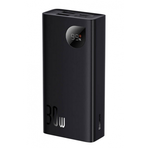 Baterie portabila Baseus Adaman2 Digital Display, 10000mAh, 2 x USB, 1 x USB-C, Black