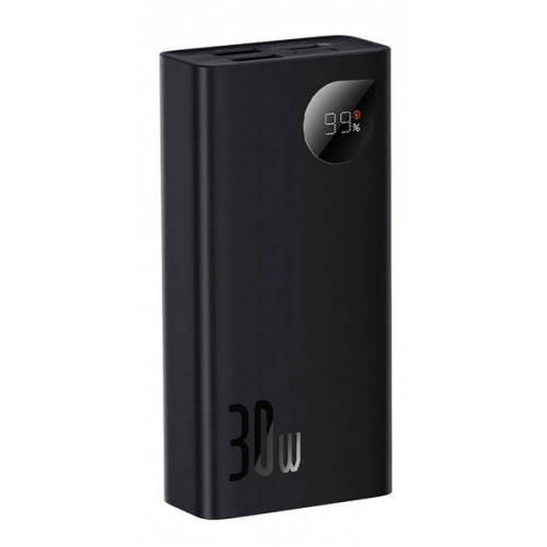 Baterie portabila Baseus Adaman2 Digital Display, 10000mAh, 2 x USB, 1 x USB-C, Black