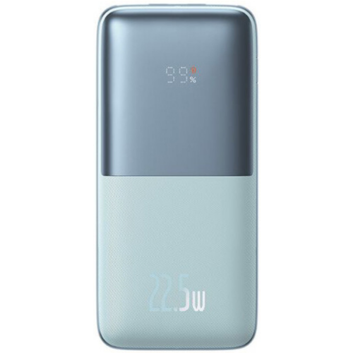 Baterie portabila Baseus Bipow Pro, 20000 mAh, 2 x USB-A, 1 x USB-C, Blue